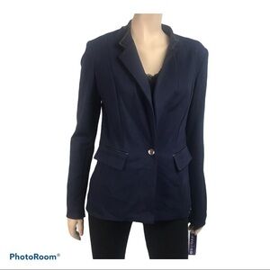 Peter Nygard Women’s Size 8 Navy Career Professional Blazer Jacket